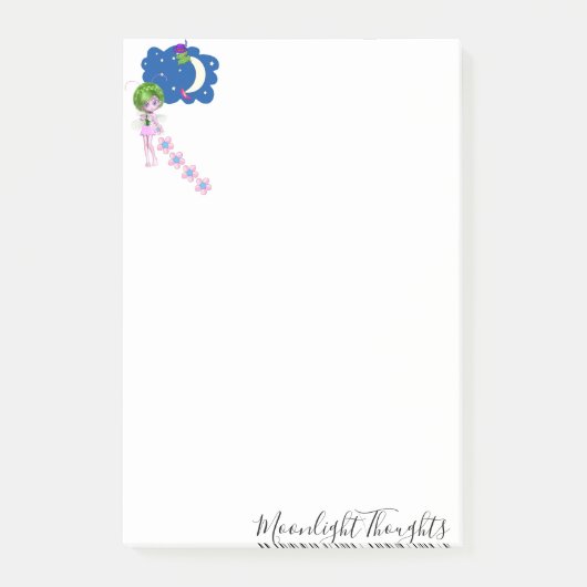 Post-it Notes Moon Floral Klebezettel (Vorderseite)