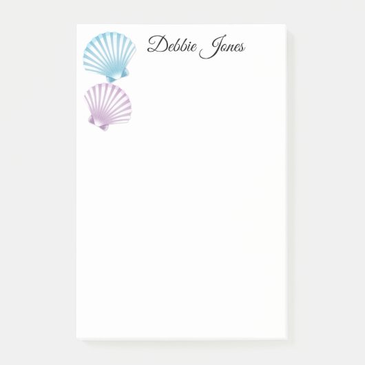 Post-it-Notes-Muscheln Post-it Klebezettel (Vorderseite)