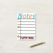 Post-it Notes Notizen (Auf Schreibtisch)
