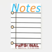 Post-it Notes Notizen (Vorderseite)