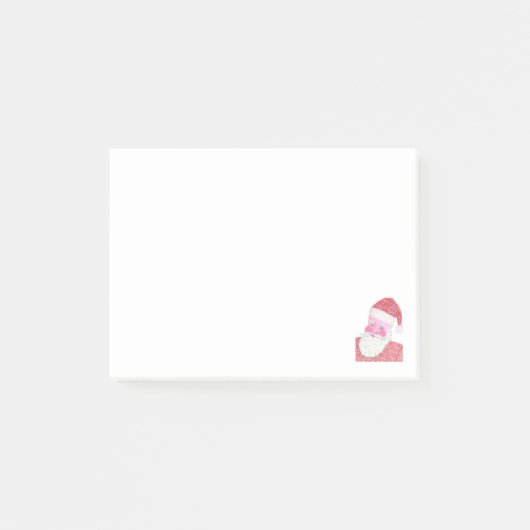 Post it notes of Pointillism Santa Claus Post-it Klebezettel (Vorderseite)