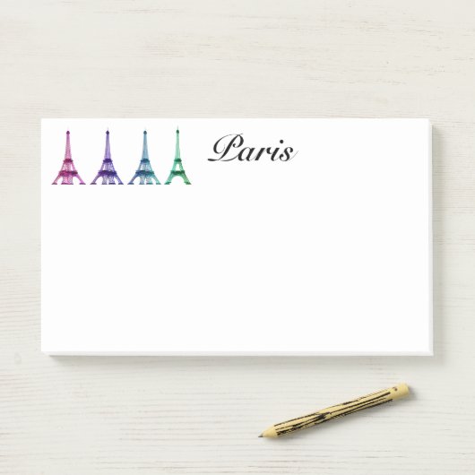 Post-it-Notes-Paris Post-it Klebezettel (Auf Schreibtisch)