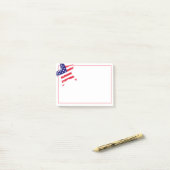 Post-it-Notes-Patriotic Star Post-it Klebezettel (Auf Schreibtisch)