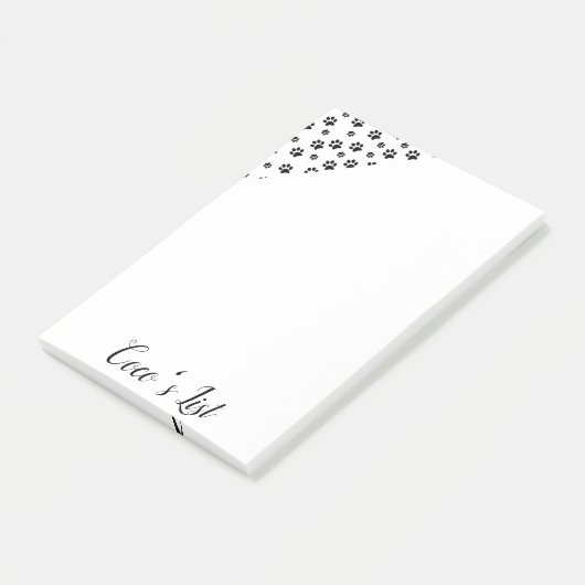 Post-it Notes Paws Cat Kitten Hunde Welpe Klebezettel (angewinkelt)