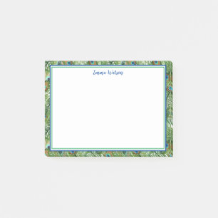 Post it Notes-Peacock Feathers Post-it Klebezettel