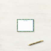 Post it Notes-Peacock Feathers Post-it Klebezettel (Auf Schreibtisch)