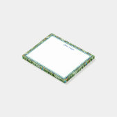 Post it Notes-Peacock Feathers Post-it Klebezettel (angewinkelt)