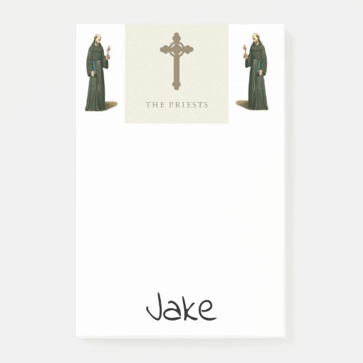 Post-it Notes Priester Klebezettel (Vorderseite)