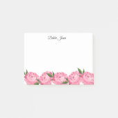 Post-it-Notes-rosa Peony Post-it Klebezettel (Vorderseite)