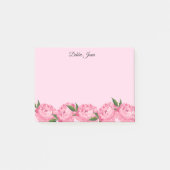 Post-it-Notes-rosa Peony Post-it Klebezettel (Vorderseite)