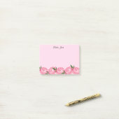 Post-it-Notes-rosa Peony Post-it Klebezettel (Auf Schreibtisch)