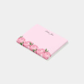 Post-it-Notes-rosa Peony Post-it Klebezettel (angewinkelt)