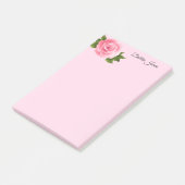 Post-it-Notes-rosa Rose Post-it Klebezettel (angewinkelt)