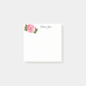 Post-it-Notes-rosa Rose Post-it Klebezettel (Vorderseite)
