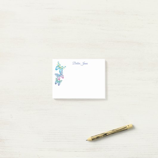 Post-it-Notes-Schmetterlinge Post-it Klebezettel (Auf Schreibtisch)