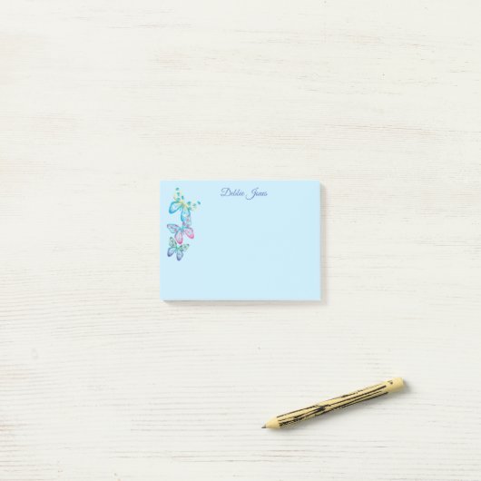 Post-it-Notes-Schmetterlinge Post-it Klebezettel (Auf Schreibtisch)