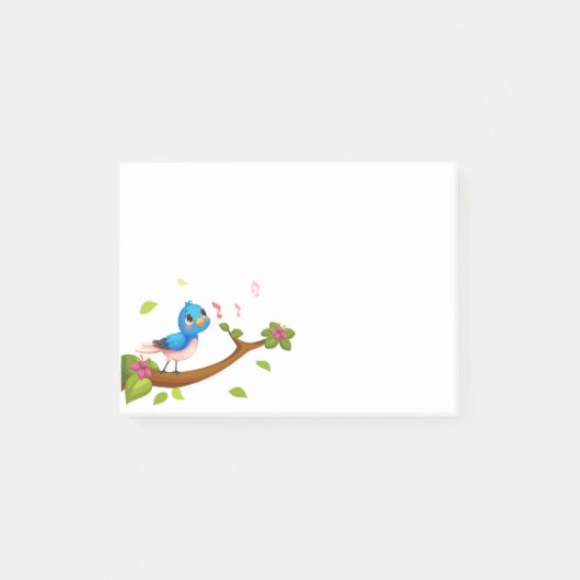Post-it-Notes-singing Bird Post-it Klebezettel (Vorderseite)
