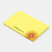 Post-it-Notes-Sonnenblume Post-it Klebezettel (angewinkelt)
