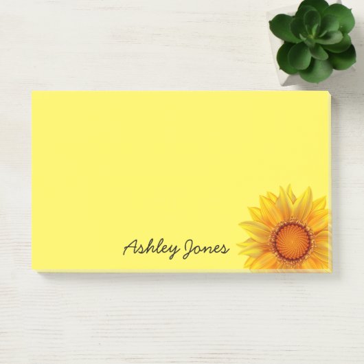 Post-it-Notes-Sonnenblume Post-it Klebezettel (Büro)