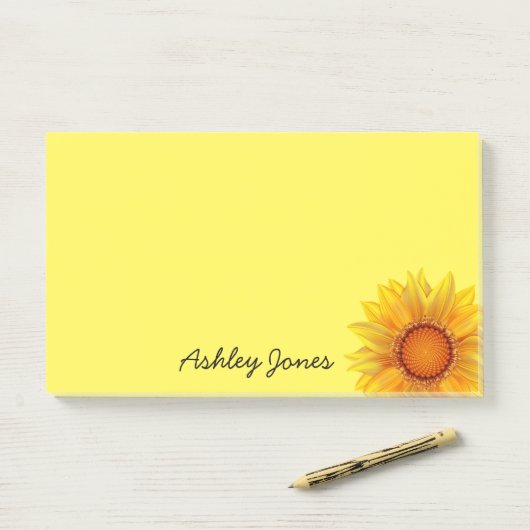 Post-it-Notes-Sonnenblume Post-it Klebezettel (Auf Schreibtisch)