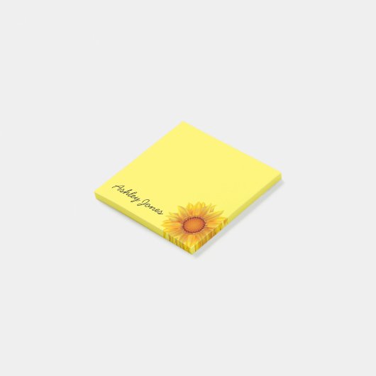 Post-it-Notes-Sonnenblume Post-it Klebezettel (angewinkelt)
