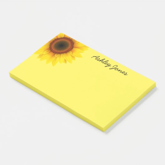 Post-it-Notes-Sonnenblume Post-it Klebezettel (angewinkelt)