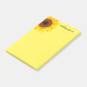 Post-it-Notes-Sonnenblume Post-it Klebezettel (angewinkelt)