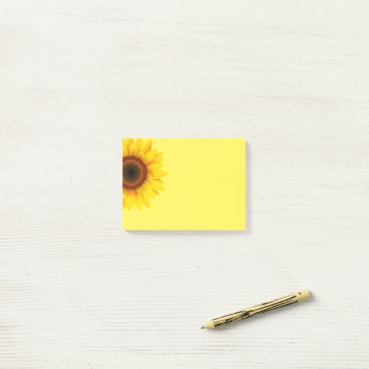 Post-it-Notes-Sonnenblume Post-it Klebezettel (Auf Schreibtisch)