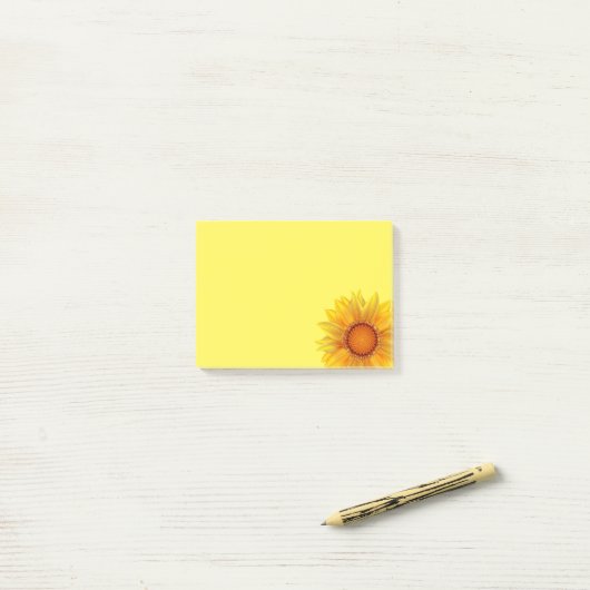 Post-it-Notes-Sonnenblume Post-it Klebezettel (Auf Schreibtisch)