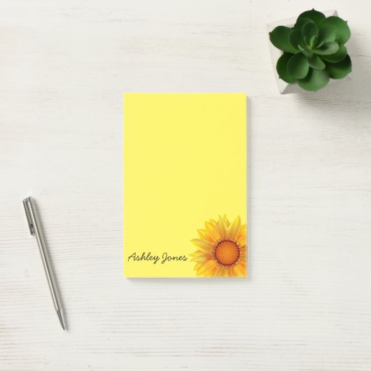 Post-it-Notes-Sonnenblume Post-it Klebezettel (Büro)