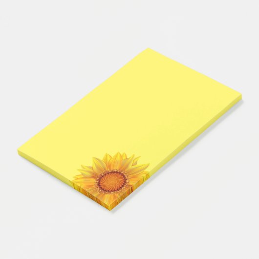 Post-it-Notes-Sonnenblume Post-it Klebezettel (angewinkelt)