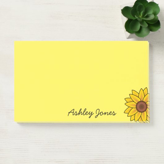 Post-it-Notes-Sonnenblume Post-it Klebezettel (Büro)