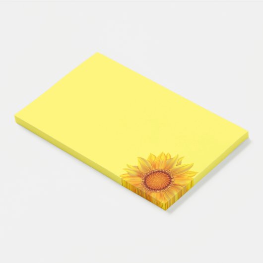 Post-it-Notes-Sonnenblume Post-it Klebezettel (angewinkelt)