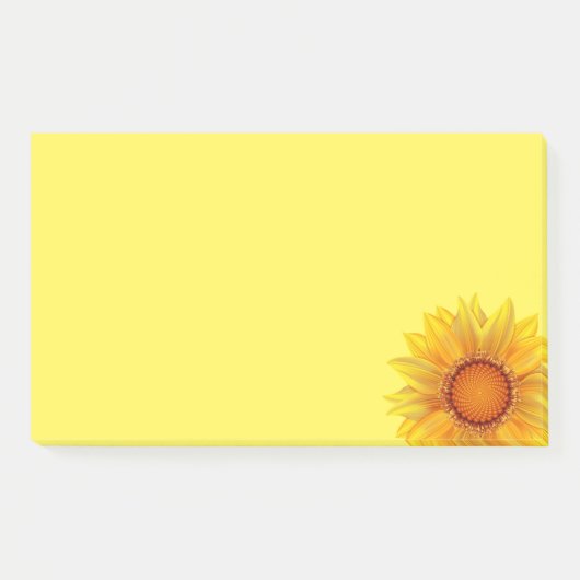 Post-it-Notes-Sonnenblume Post-it Klebezettel (Vorderseite)