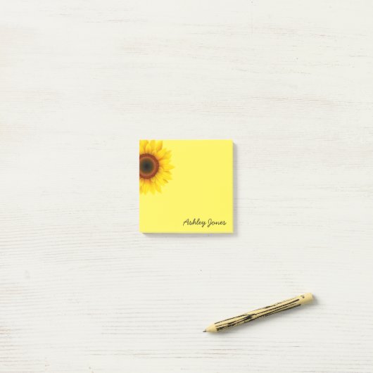 Post-it-Notes-Sonnenblume Post-it Klebezettel (Auf Schreibtisch)