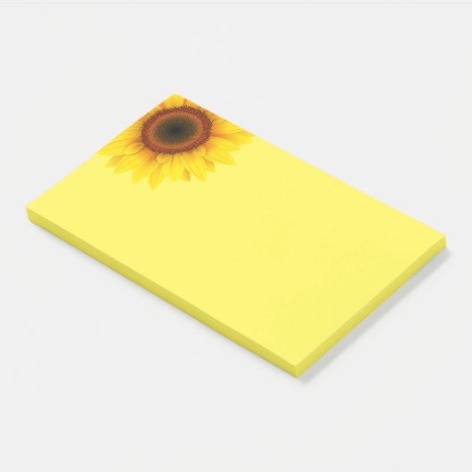 Post-it-Notes-Sonnenblume Post-it Klebezettel (angewinkelt)