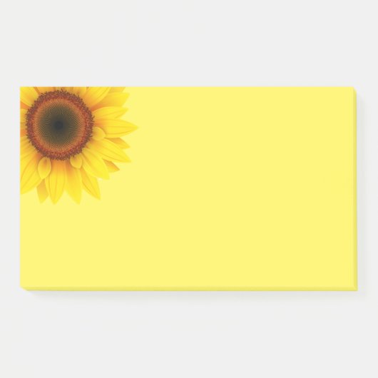 Post-it-Notes-Sonnenblume Post-it Klebezettel (Vorderseite)
