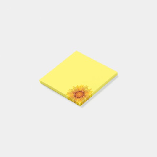 Post-it-Notes-Sonnenblume Post-it Klebezettel (angewinkelt)