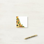 Post-it-Notes-Sonnenblumen Post-it Klebezettel (Auf Schreibtisch)