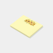 Post-it-Notes-Sonnenblumen Post-it Klebezettel (angewinkelt)
