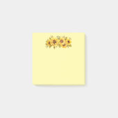 Post-it-Notes-Sonnenblumen Post-it Klebezettel (Vorderseite)