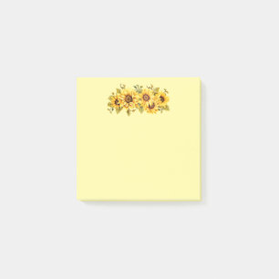 Post-it-Notes-Sonnenblumen Post-it Klebezettel