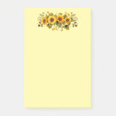 Post-it-Notes-Sonnenblumen Post-it Klebezettel (Vorderseite)