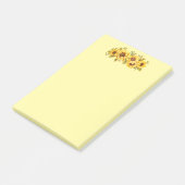 Post-it-Notes-Sonnenblumen Post-it Klebezettel (angewinkelt)