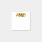 Post-it-Notes-Sonnenblumen Post-it Klebezettel (Vorderseite)