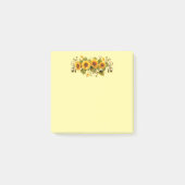 Post-it-Notes-Sonnenblumen Post-it Klebezettel (Vorderseite)