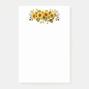 Post-it-Notes-Sonnenblumen Post-it Klebezettel