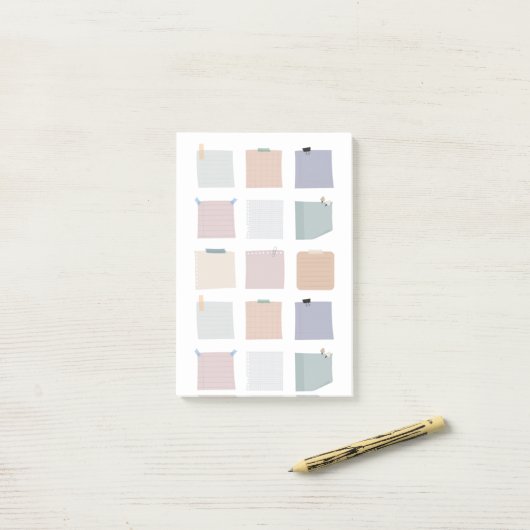 Post-it Notes Square Notes Klebezettel (Auf Schreibtisch)