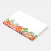 Post it Notes-Tropical Blume Post-it Klebezettel (angewinkelt)