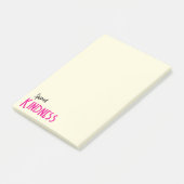 Post-it Notes verbreiten Freundlichkeit Klebezettel (angewinkelt)